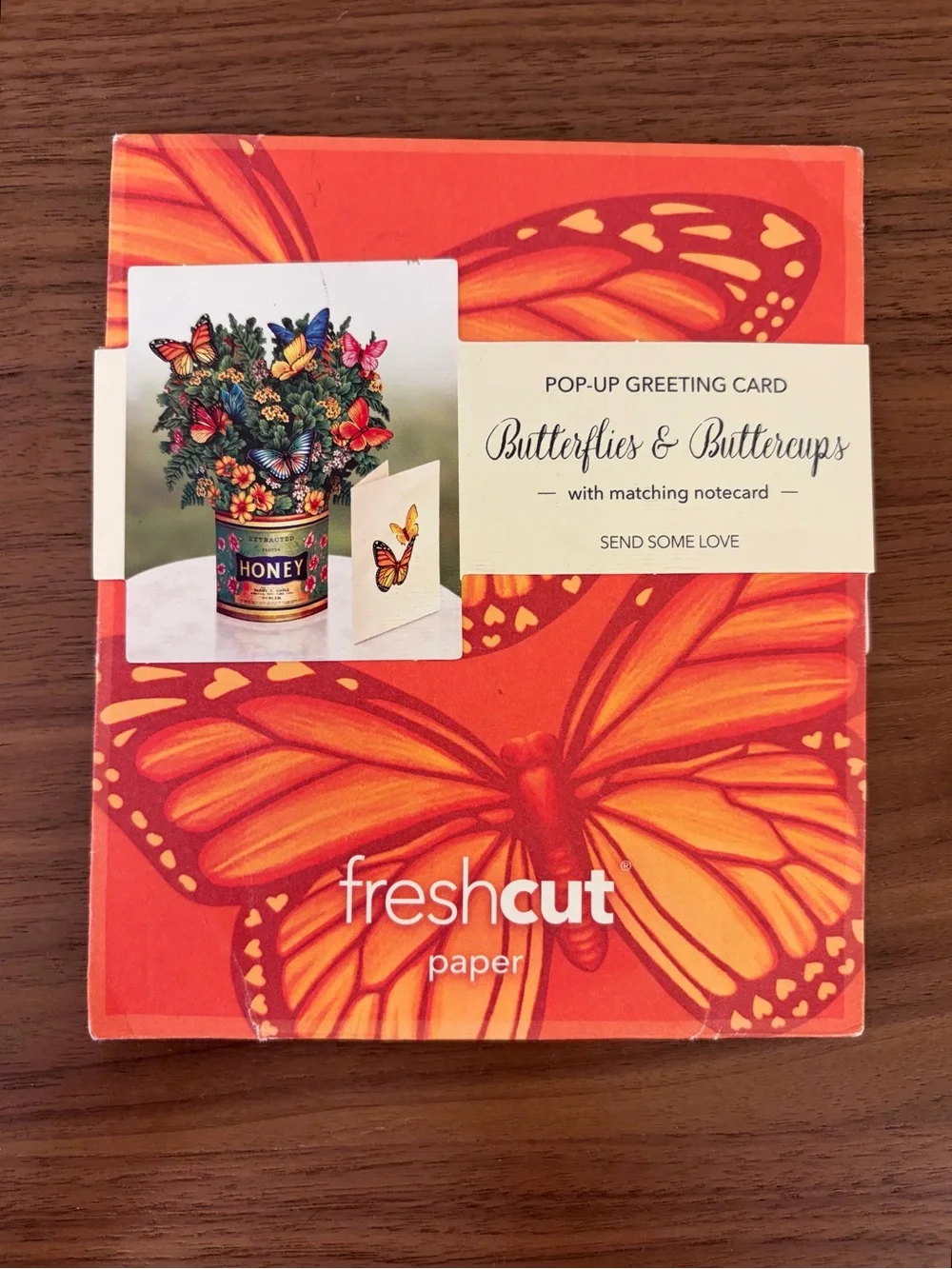 FreshCut Paper Mini Butterflies & Buttercups Pop-Up Card